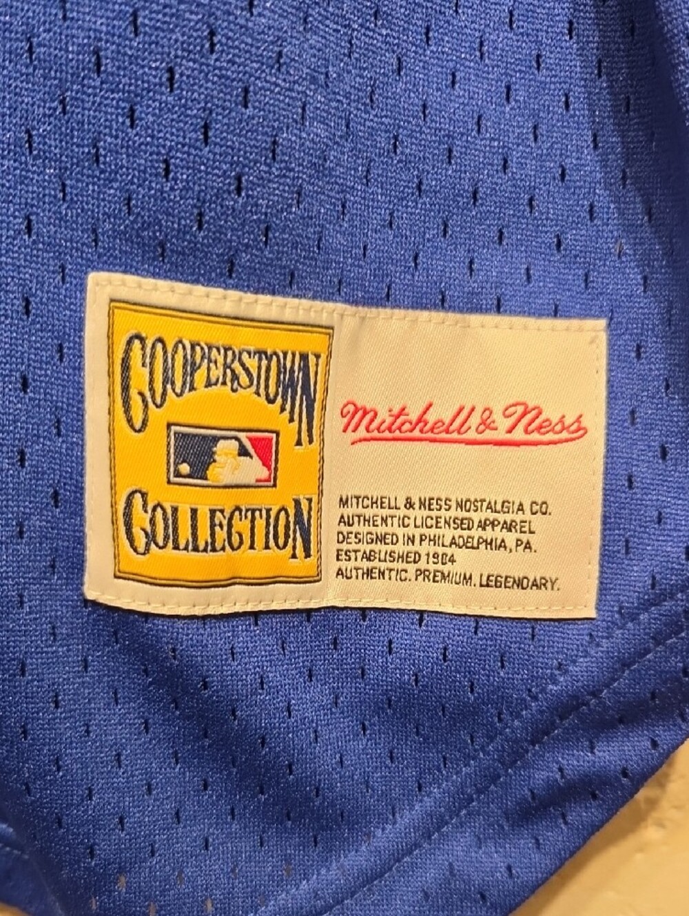 Toronto Blue Jays 90s Pullover Jersey | Mitchell & Ness Cooperstown Collection - Picture 4 of 6